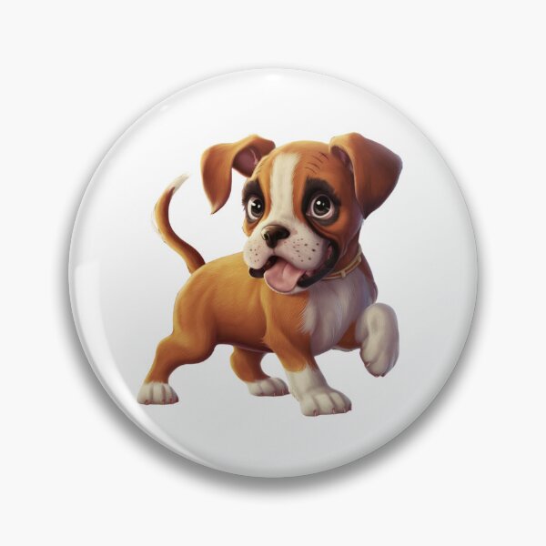 Item preview, Cute Boxer Dog Puppy designed and sold by CharismaSklep.