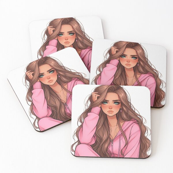 Item preview, Millie June White - Fashion Drawing - Character Art designed and sold by AmberRoseWrites.