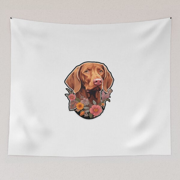 Item preview, Cute Flower Hungarian Vizsla Mom Dad Guardian Angel Best Friend Doggie Paw designed and sold by SMARTKIT  DESIGNAGENCY.