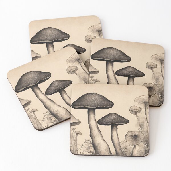 Item preview, Ink Mushroom Garden 2 designed and sold by coguflores.
