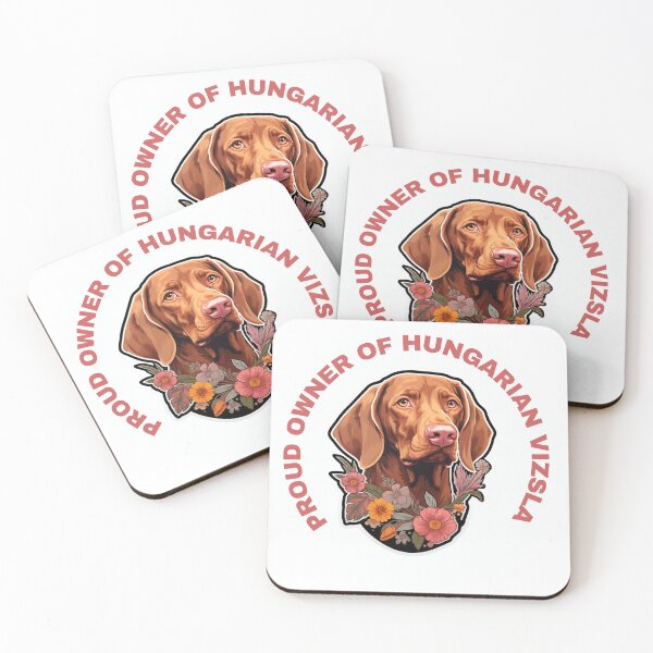 Item preview, Cute Flower Hungarian Vizsla Mom Dad Guardian Angel Best Friend Doggie Paw designed and sold by SMARTKIT  DESIGNAGENCY.