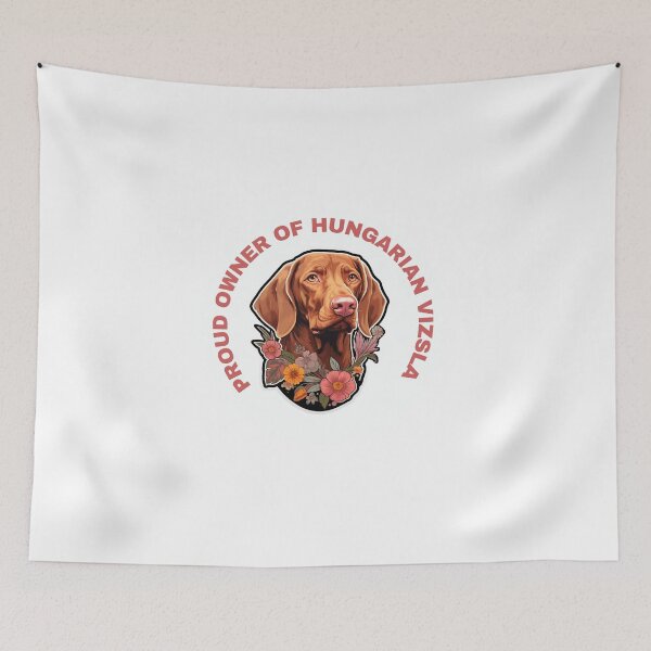 Item preview, Cute Flower Hungarian Vizsla Mom Dad Guardian Angel Best Friend Doggie Paw designed and sold by SMARTKIT  DESIGNAGENCY.