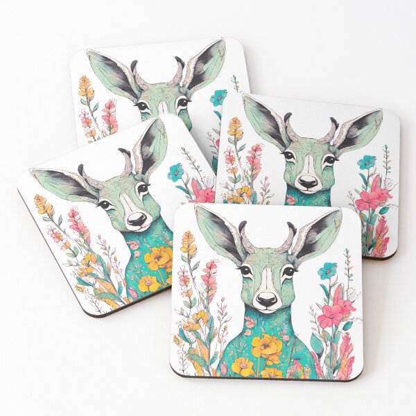 Item preview, Doe in Flower: Spring Beauty in Nature designed and sold by Aurorartsprint.