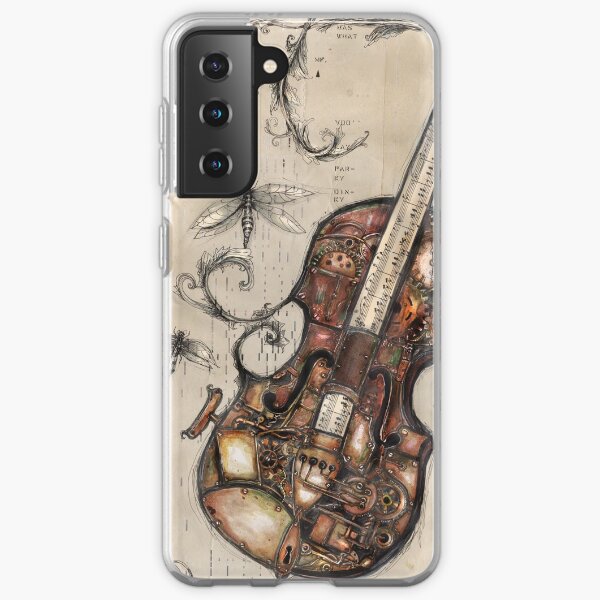 Steampunk voilin Samsung Galaxy Soft Case