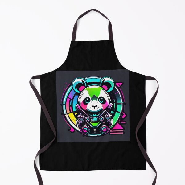 Item preview, Colorful Cyber Panda Design, Kawaii Bear designed and sold by Burn-Ego.