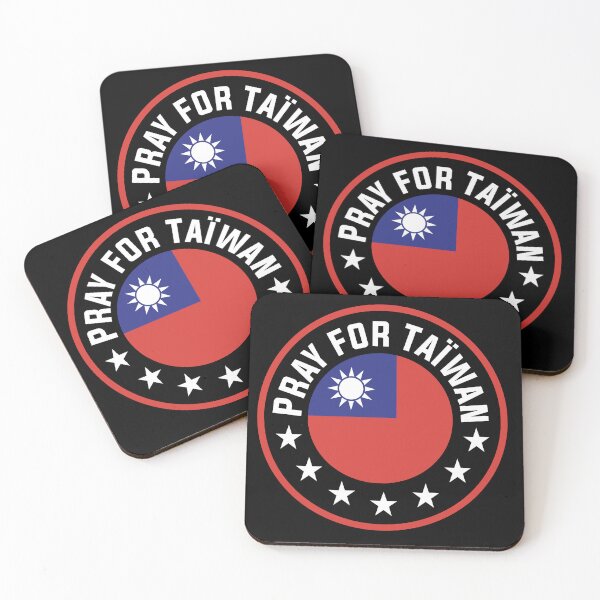 Item preview, Pray for Taïwan sticker designed and sold by Wolagno.