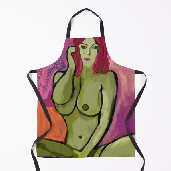 Item preview, Semi-abstract digital painting of female nude model. designed and sold by pulchritude560.