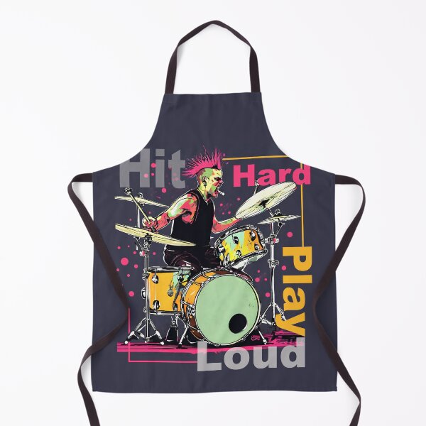 Item preview, Hit Hard, Play Loud designed and sold by Concept-Hub.