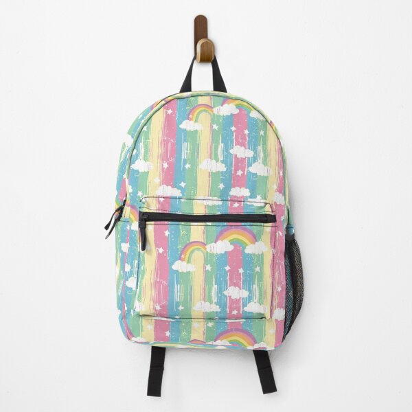 Item preview, Vintage Shabby Chic Rainbow Stripes designed and sold by Magnuna.