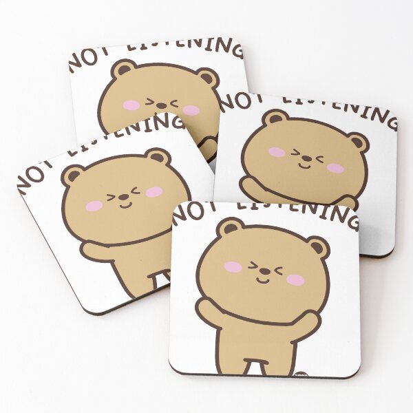 Item preview, NOT LISTENING BEAR designed and sold by TODD GOLDMAN.