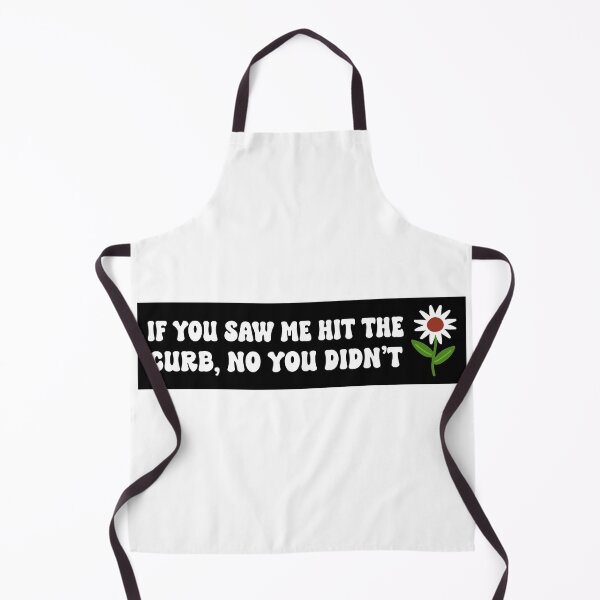 Item preview, If You Saw Me Hit The Curb No You Didn't Car Bumper designed and sold by BUMPER-STICKERS.
