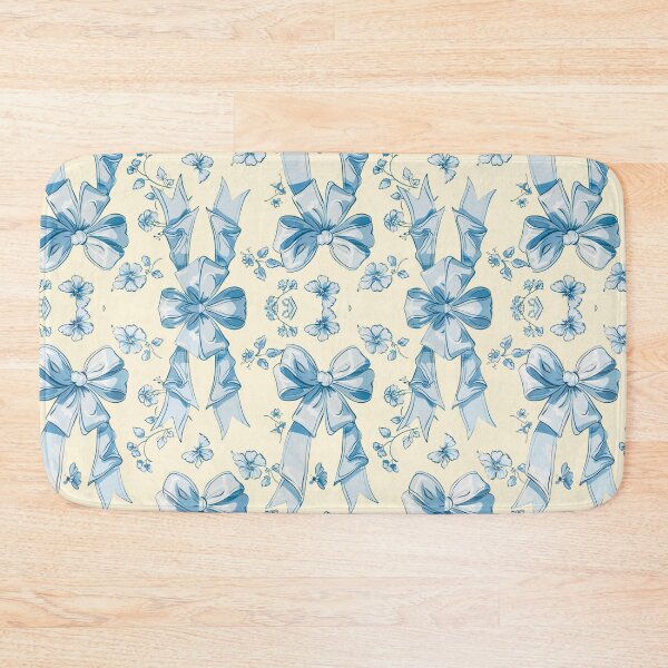 Item preview, Blue Coquette bow pattern designed and sold by AnnDart.