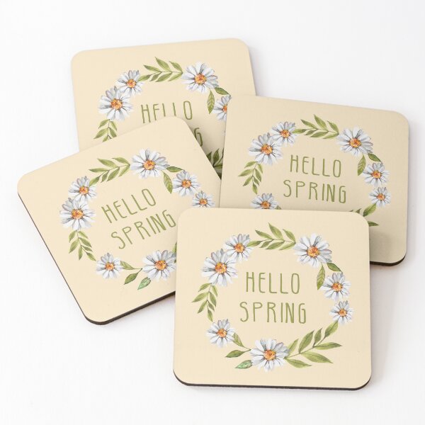 Item preview, Hello Spring Florals designed and sold by papierquarell.