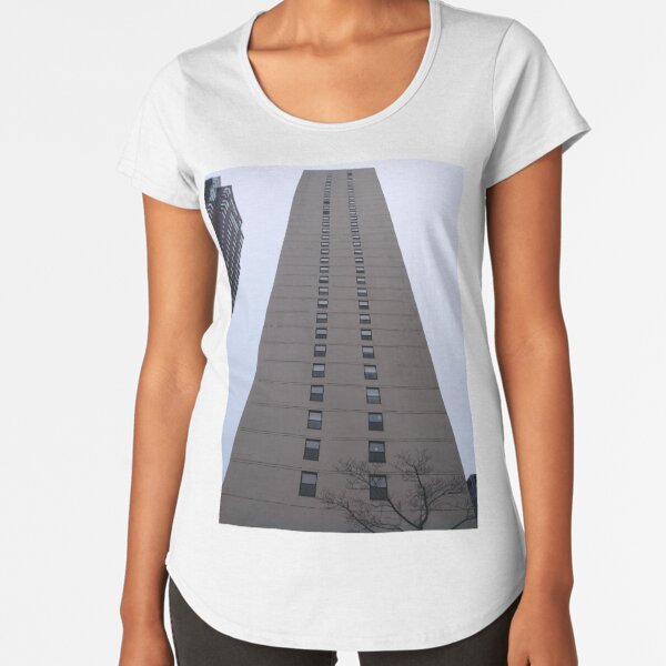 New York, Manhattan, New York City, Tower block, High-rise building Premium Scoop T-Shirt
