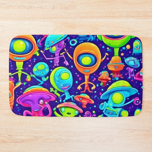 Item preview, Alien Cartoon Fun Art designed and sold by Health And Fitness Posts e-Store.