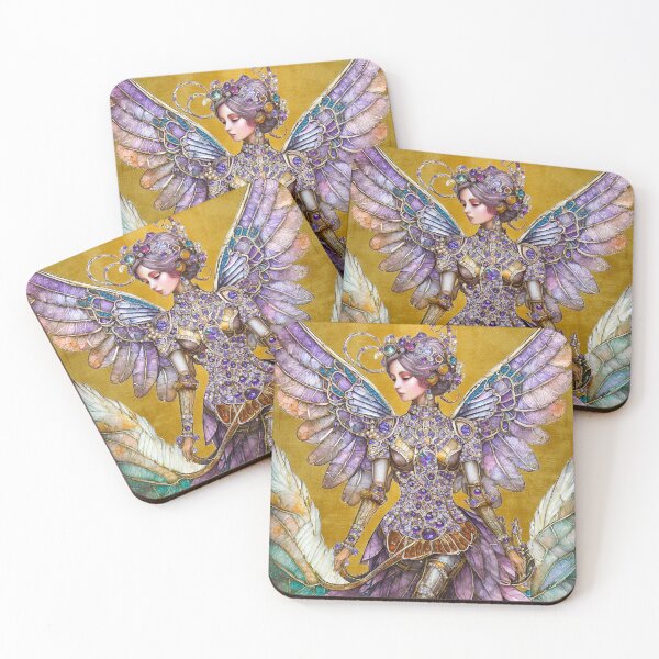 Item preview, Bejeweled Sugar Plum Fairy on Gold designed and sold by Lee Hiller Designs.
