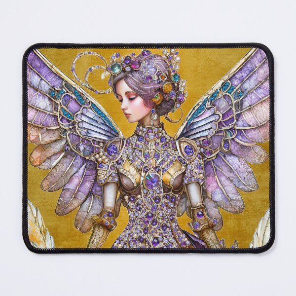 Item preview, Bejeweled Sugar Plum Fairy on Gold designed and sold by Lee Hiller Designs.