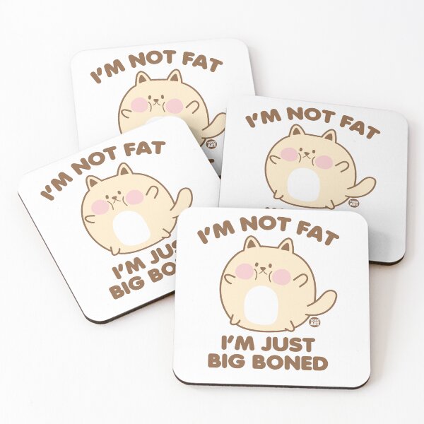 Item preview, NOT FAT BIG BONED CAT designed and sold by TODD GOLDMAN.