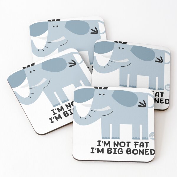 Item preview, NOT FAT BIG BONED ELEPHANT designed and sold by TODD GOLDMAN.