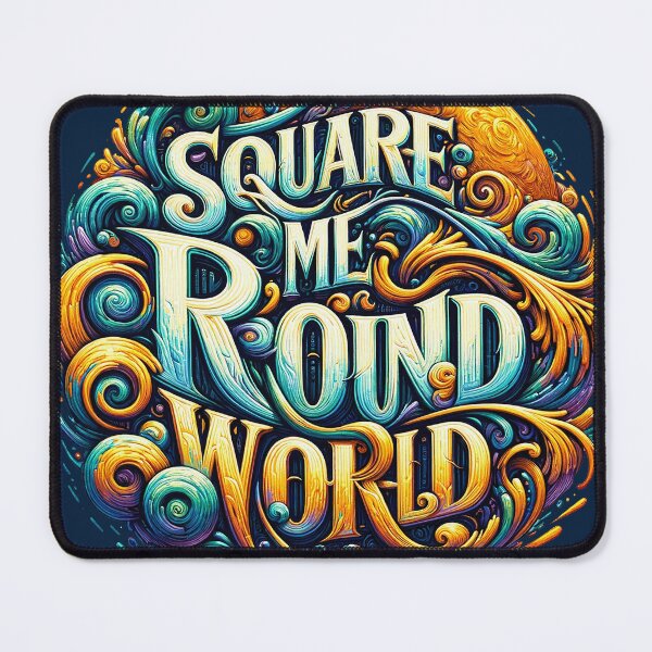 Item preview, Square Me Round World designed and sold by bunnyboiler.