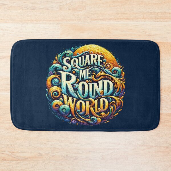 Item preview, Square Me Round World designed and sold by bunnyboiler.