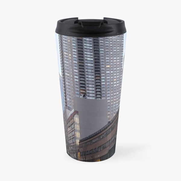 New York, Manhattan, New York City, Skyscraper, Tower block, High-rise building Travel Mug