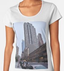 New York, Manhattan, New York City, Skyscraper, Tower block, High-rise building Women's Premium T-Shirt