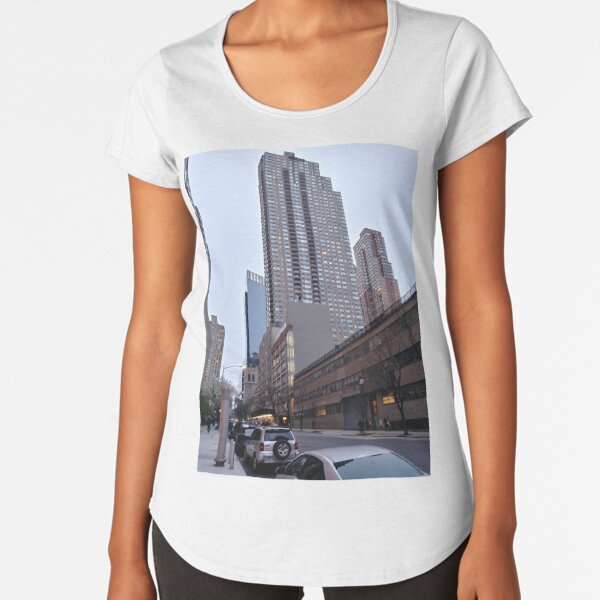 New York, Manhattan, New York City, Skyscraper, Tower block, High-rise building Premium Scoop T-Shirt