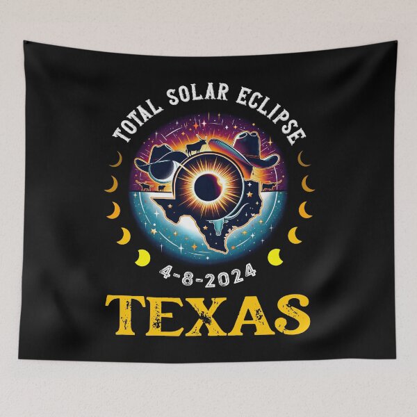Item preview, Texas Solar Eclipse 2024 Party Total USA Map Totality designed and sold by NUMAcreations.