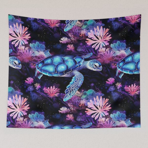 Item preview, neon turtle designed and sold by YuliaHulia.