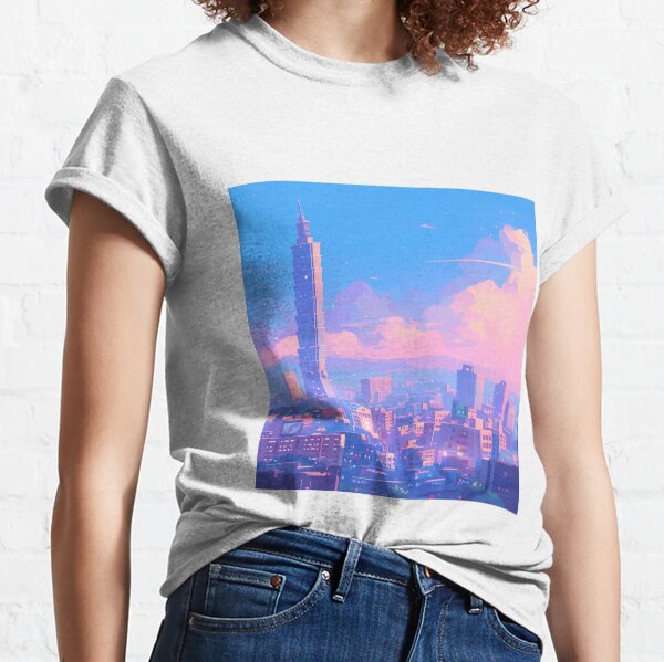 Item preview, Pastel Taipei City Skyline designed and sold by Taiwanique.