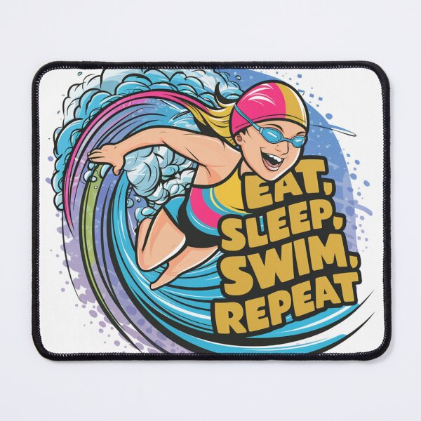 Item preview, Dive into Style: Swim Team Design Collection for Champions! Eat Sleep Swim Repeat designed and sold by Dunncredible.