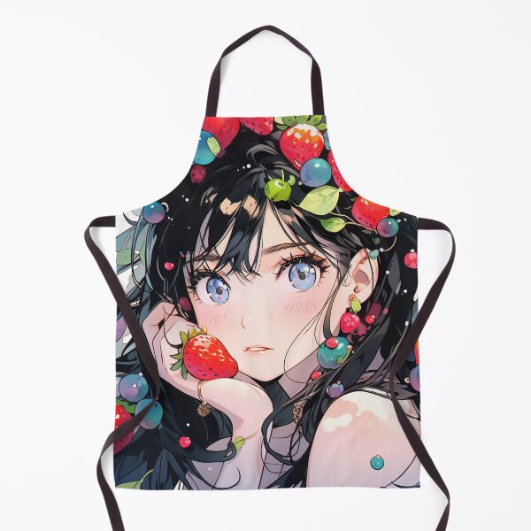 Item preview, Blueberry Harvest Anime Girl designed and sold by bubblegoth.