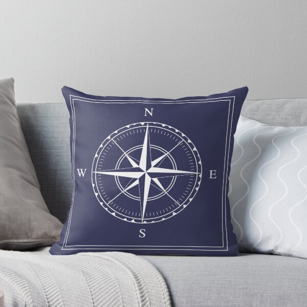 Artikel-Vorschau von Marineblaue und weiße Seeschiff-Kompassrose, designt und verkauft von HotHibiscus.