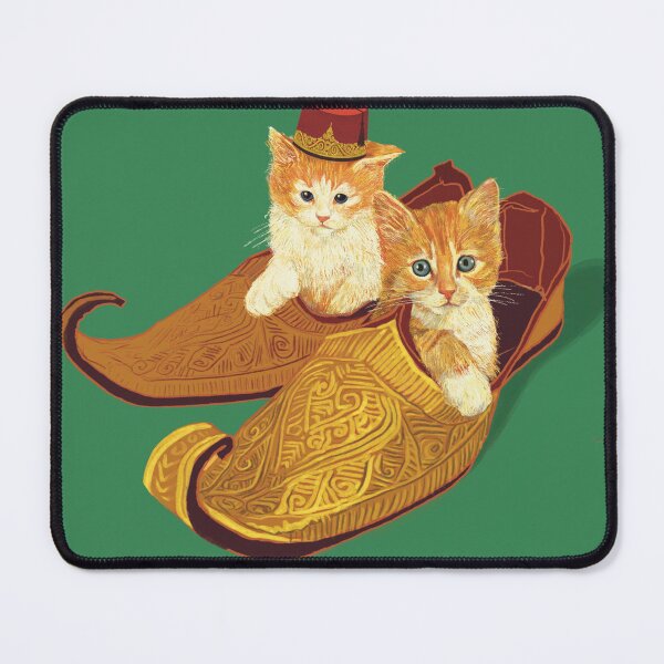 Item preview, Cats In Ottoman Shoes designed and sold by bohosartstudio.