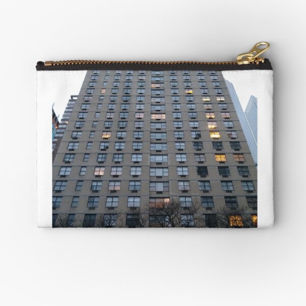 New York, Manhattan, New York City, Tower block, High-rise building Zipper Pouch