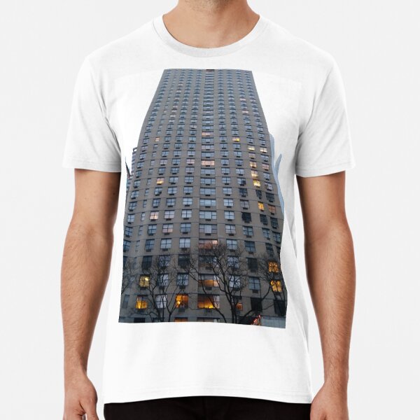 New York, Manhattan, New York City, Tower block, High-rise building Premium T-Shirt
