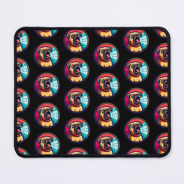 Item preview, Pug Dog - Bark - High Resolution Illustration designed and sold by hello-ib.