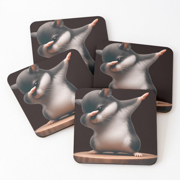 Item preview, Dabbing Sad Hamster Meme designed and sold by Bertratke.