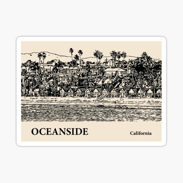 Item preview, Oceanside California designed and sold by Lakeric.