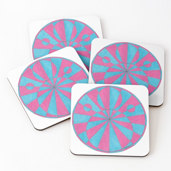 Item preview, Liddington Castle Blue and Pink Crop Circle - Crop Circle designed and sold by nounouangelique.