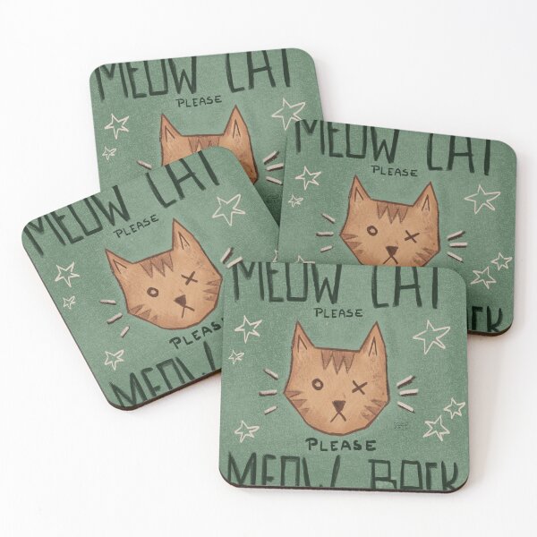 Item preview, Meow cat please meow back designed and sold by lucia-without-j.