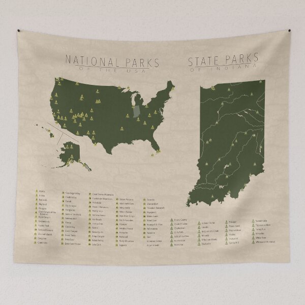 Item preview, US National Parks - Indiana designed and sold by FinlayMcNevin.