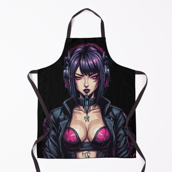 Aperçu de l'œuvre Cyberpunk Hot Girl, personnage sexy créée et vendue par Burn-Ego.