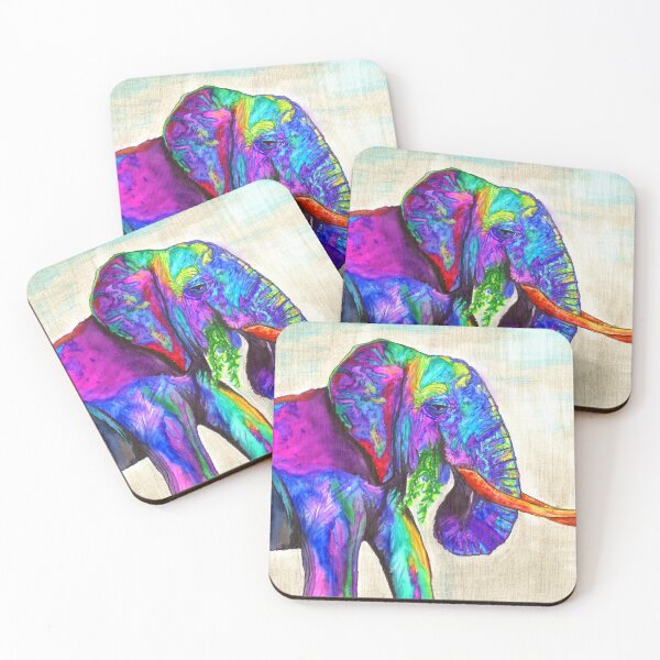 Item preview, Psychedelic Elephant designed and sold by PathosArt.
