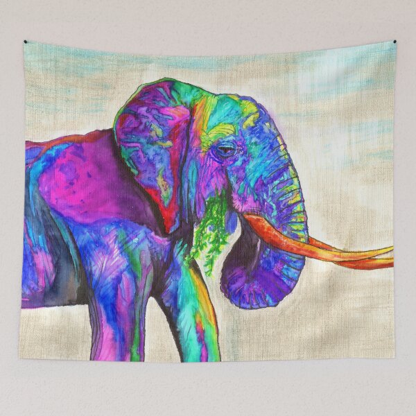 Item preview, Psychedelic Elephant designed and sold by PathosArt.