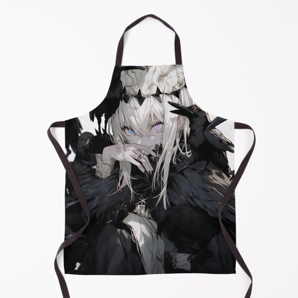 Item preview, Enigmatic Gothic Raven Anime Girl designed and sold by bubblegoth.