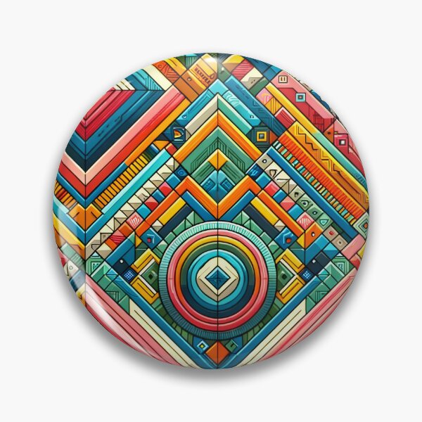Item preview, Colorful Geometric Abstract Art , Modern Geometric Shapes Tee designed and sold by PillowTalkyZone.