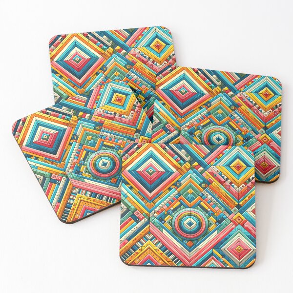 Item preview, Colorful Geometric Abstract Art , Modern Geometric Shapes Tee designed and sold by PillowTalkyZone.