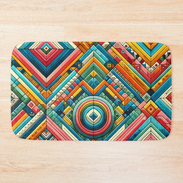 Item preview, Colorful Geometric Abstract Art , Modern Geometric Shapes Tee designed and sold by PillowTalkyZone.